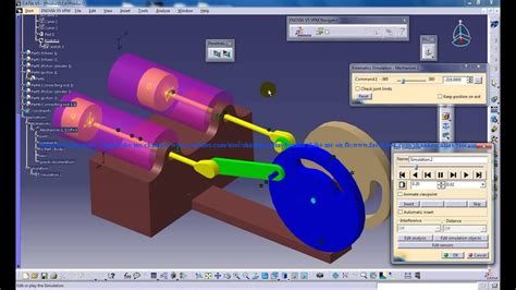 CATIA v5 simulation